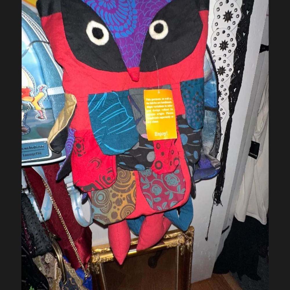 Colorful Owl Backpack - Picture 3 of 3